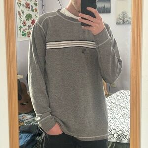 Modern Culture Y2K Baggy Striped Skater Longsleeve